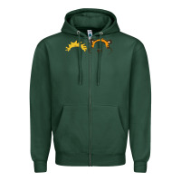 Sports Green hobbes Zipper Hoodie - linhVisuals