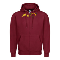 Burgundy hobbes Zipper Hoodie - linhVisuals