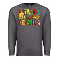 Charcoal Heather tacos and tequila Premium Sweatshirt - RanaPortraitStore