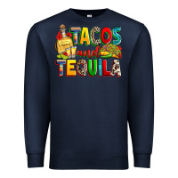 Navy tacos and tequila Premium Sweatshirt - RanaPortraitStore