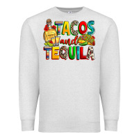 Oatmeal Heather tacos and tequila Premium Sweatshirt - RanaPortraitStore