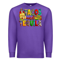Purple tacos and tequila Premium Sweatshirt - RanaPortraitStore