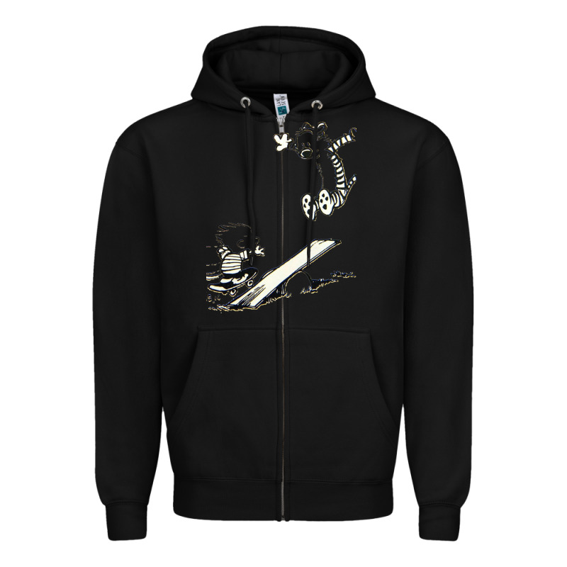 Hobbes Zipper Hoodie by linhVisuals | Teevron