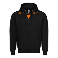 Black destiny games Zipper Hoodie - linhVisuals