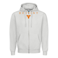 Dove Grey destiny games Zipper Hoodie - linhVisuals