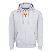 Heather Grey destiny games Zipper Hoodie - linhVisuals