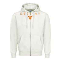 Oatmeal Heather destiny games Zipper Hoodie - linhVisuals