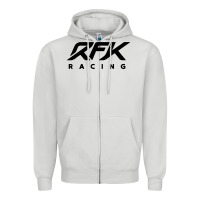 Dove Grey rfk racing Zipper Hoodie - linhVisuals