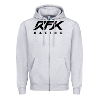 Heather Grey rfk racing Zipper Hoodie - linhVisuals