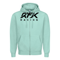 Seafoam rfk racing Zipper Hoodie - linhVisuals