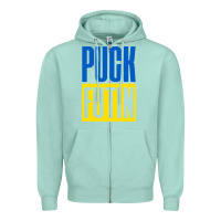 Seafoam puck futin meme Zipper Hoodie - linhVisuals