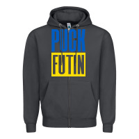 Smoke puck futin meme Zipper Hoodie - linhVisuals