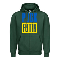 Sports Green puck futin meme Zipper Hoodie - linhVisuals
