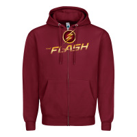 Burgundy the flash 02 Zipper Hoodie - linhVisuals