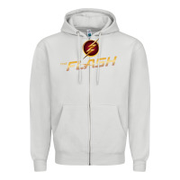 Dove Grey the flash 02 Zipper Hoodie - linhVisuals