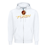 White the flash 02 Zipper Hoodie - linhVisuals