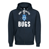 Navy entomology t  shirt entomology entomologist t  shirtby Zipper Hoodie - linhVisuals