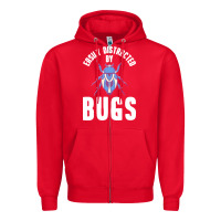 Red entomology t  shirt entomology entomologist t  shirtby Zipper Hoodie - linhVisuals