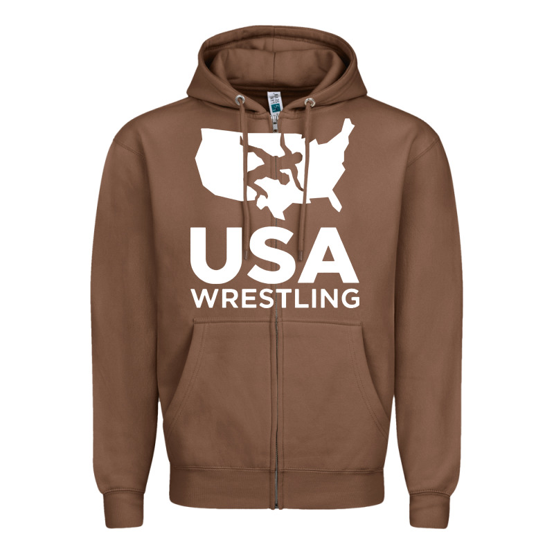 Usa Fight Zipper Hoodie by linhVisuals | Teevron