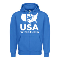 True Royal usa fight Zipper Hoodie - linhVisuals