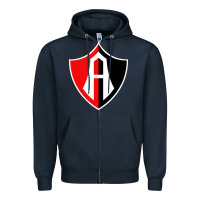 Navy Atlas Football Zipper Hoodie - linhVisuals