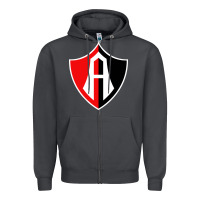 Smoke Atlas Football Zipper Hoodie - linhVisuals