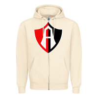 Sandshell Atlas Football Zipper Hoodie - linhVisuals