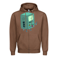 Chestnut Bmo Adventure Time Zipper Hoodie - linhVisuals