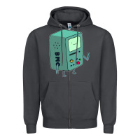 Smoke Bmo Adventure Time Zipper Hoodie - linhVisuals