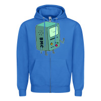 True Royal Bmo Adventure Time Zipper Hoodie - linhVisuals
