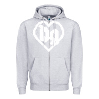 Heather Grey Drain Gang Zipper Hoodie - linhVisuals