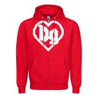 Red Drain Gang Zipper Hoodie - linhVisuals