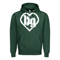Sports Green Drain Gang Zipper Hoodie - linhVisuals
