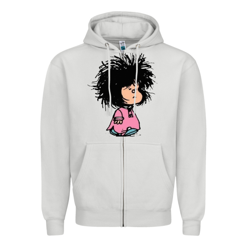 Mafalda Zipper Hoodie by linhVisuals | Teevron