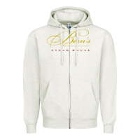 Oatmeal Heather berns steak house Zipper Hoodie - linhVisuals