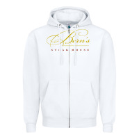 White berns steak house Zipper Hoodie - linhVisuals