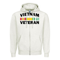 Vietnam Veteran Flag Zipper Hoodie | Teevron