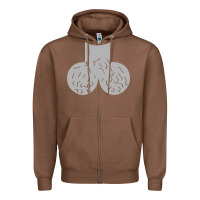 Chestnut dick head ball sack Zipper Hoodie - linhVisuals
