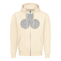 Sandshell dick head ball sack Zipper Hoodie - linhVisuals