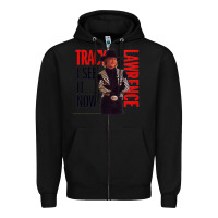 Black tracy lawrence Zipper Hoodie - linhVisuals