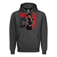 Charcoal Heather tracy lawrence Zipper Hoodie - linhVisuals