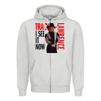 Dove Grey tracy lawrence Zipper Hoodie - linhVisuals