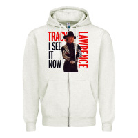 Oatmeal Heather tracy lawrence Zipper Hoodie - linhVisuals