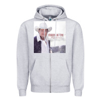 Heather Grey tracy lawrence   frozen in time   a Zipper Hoodie - linhVisuals
