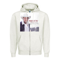 Oatmeal Heather tracy lawrence   frozen in time   a Zipper Hoodie - linhVisuals