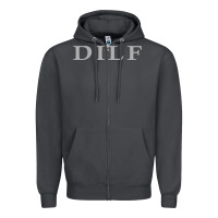 Smoke dilf Zipper Hoodie - linhVisuals