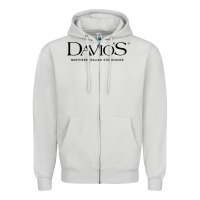 Dove Grey davios steakhouse Zipper Hoodie - linhVisuals