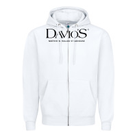 White davios steakhouse Zipper Hoodie - linhVisuals