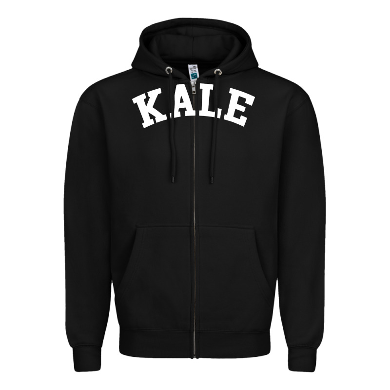 Vintage Kale University Zipper Hoodie by linhVisuals | Teevron