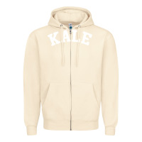 Sandshell vintage kale university Zipper Hoodie - linhVisuals